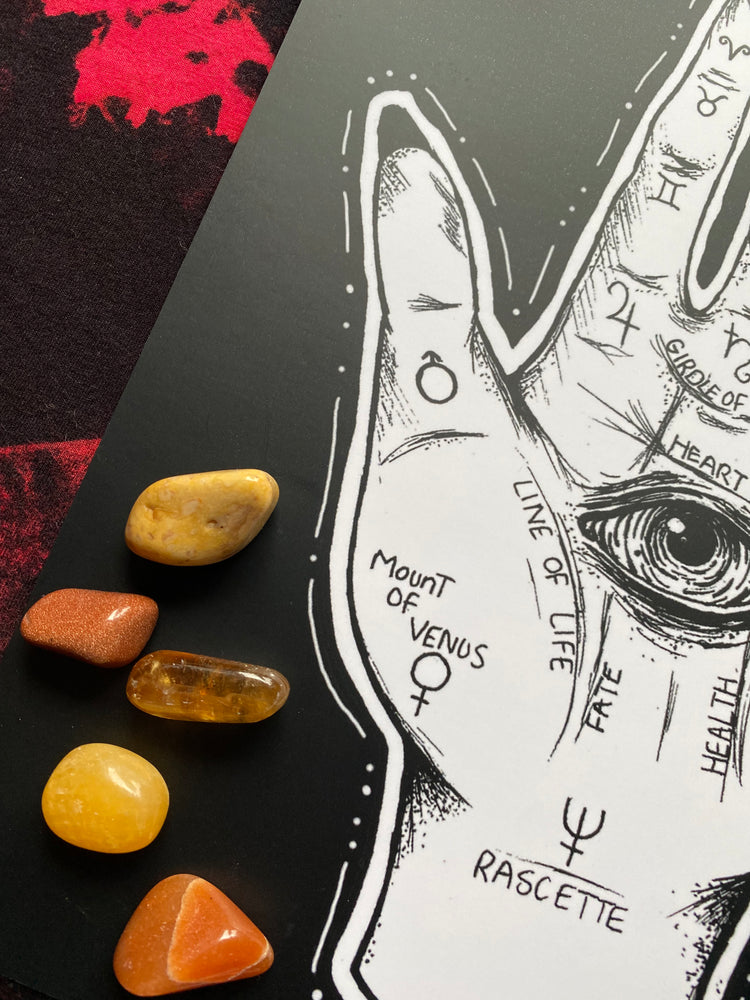 Palmistry Hand Print