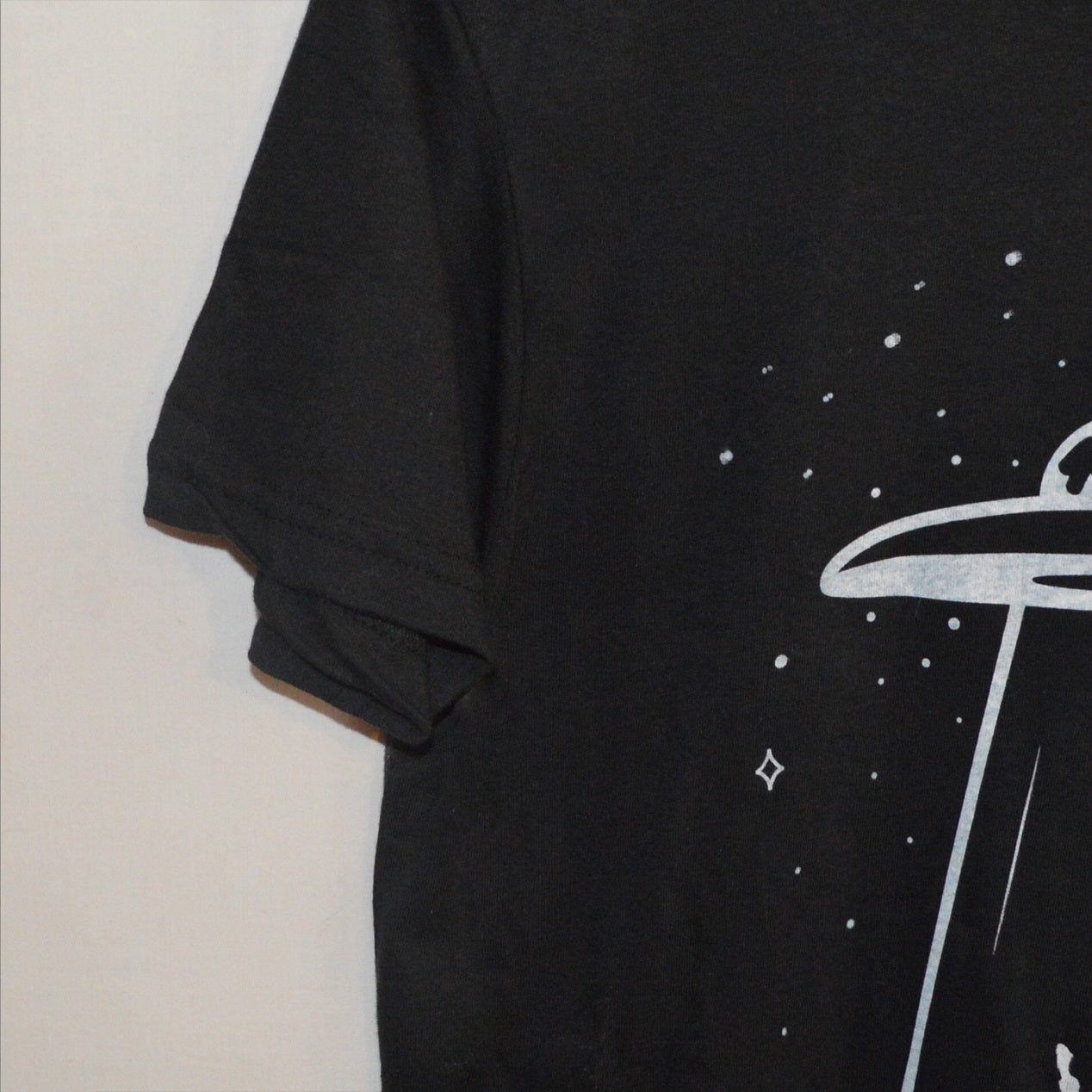 UFO Abduction Black T-shirt - Free Shipping - iimvclothing