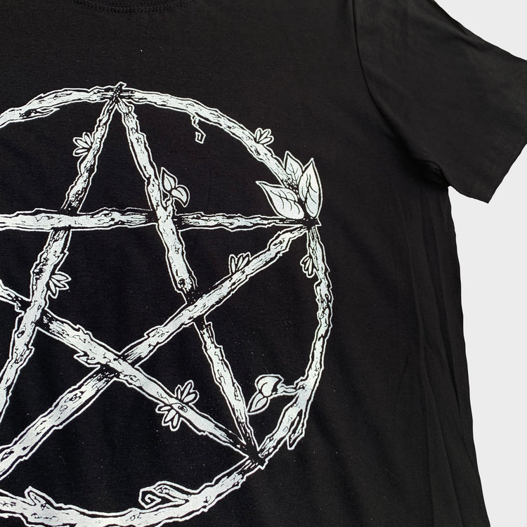 Nature Pentacle Black T-shirt