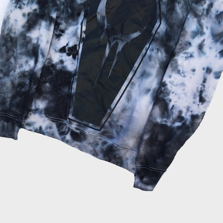 Crescent Coffin Grey Tie Dye Sweatshirt - Free Shipping - iimvclothing