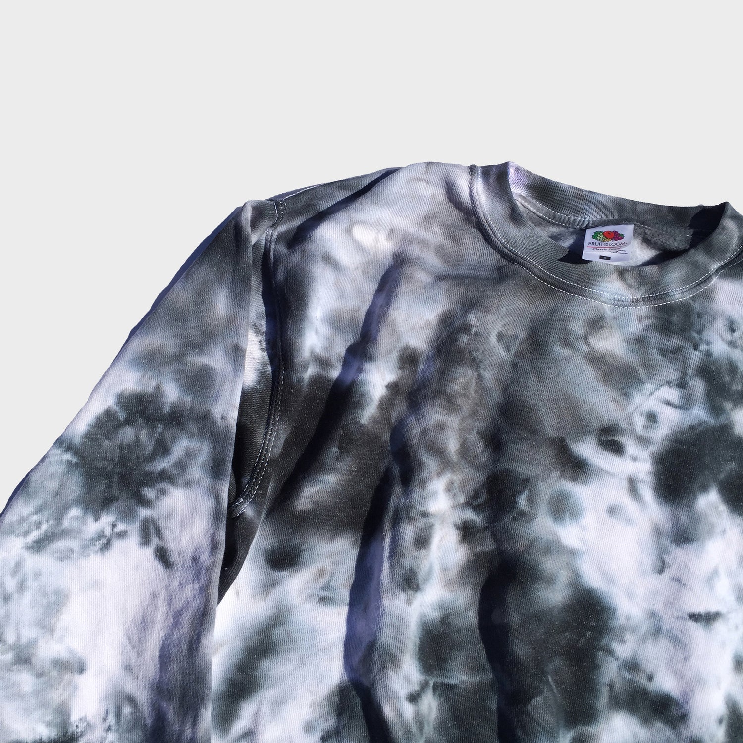 Grey/Black Tie Dye Sweatshirt - Free Shipping - iimvclothing