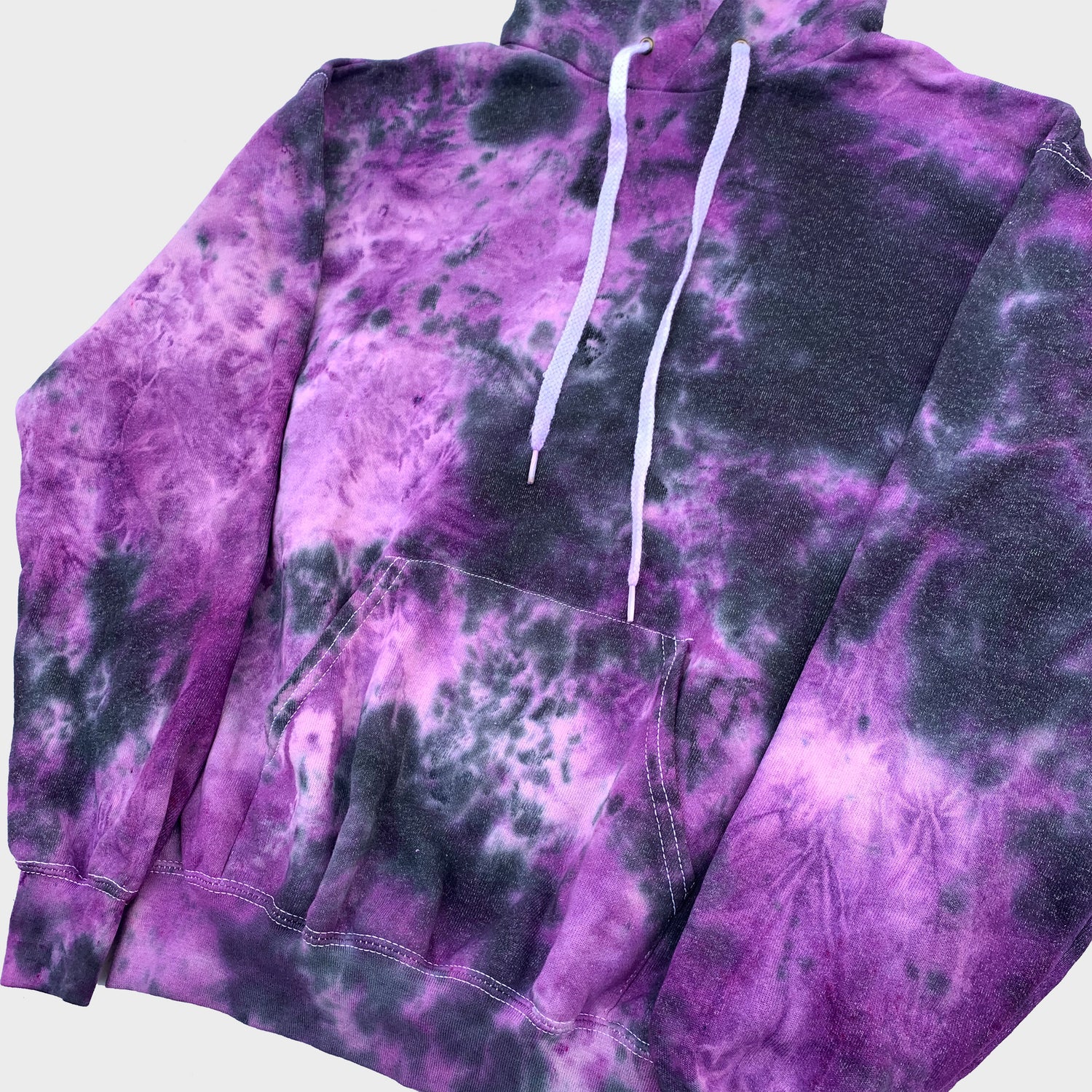 Purple/Black Hoodie Tie Dye Set - Free Shipping - iimvclothing
