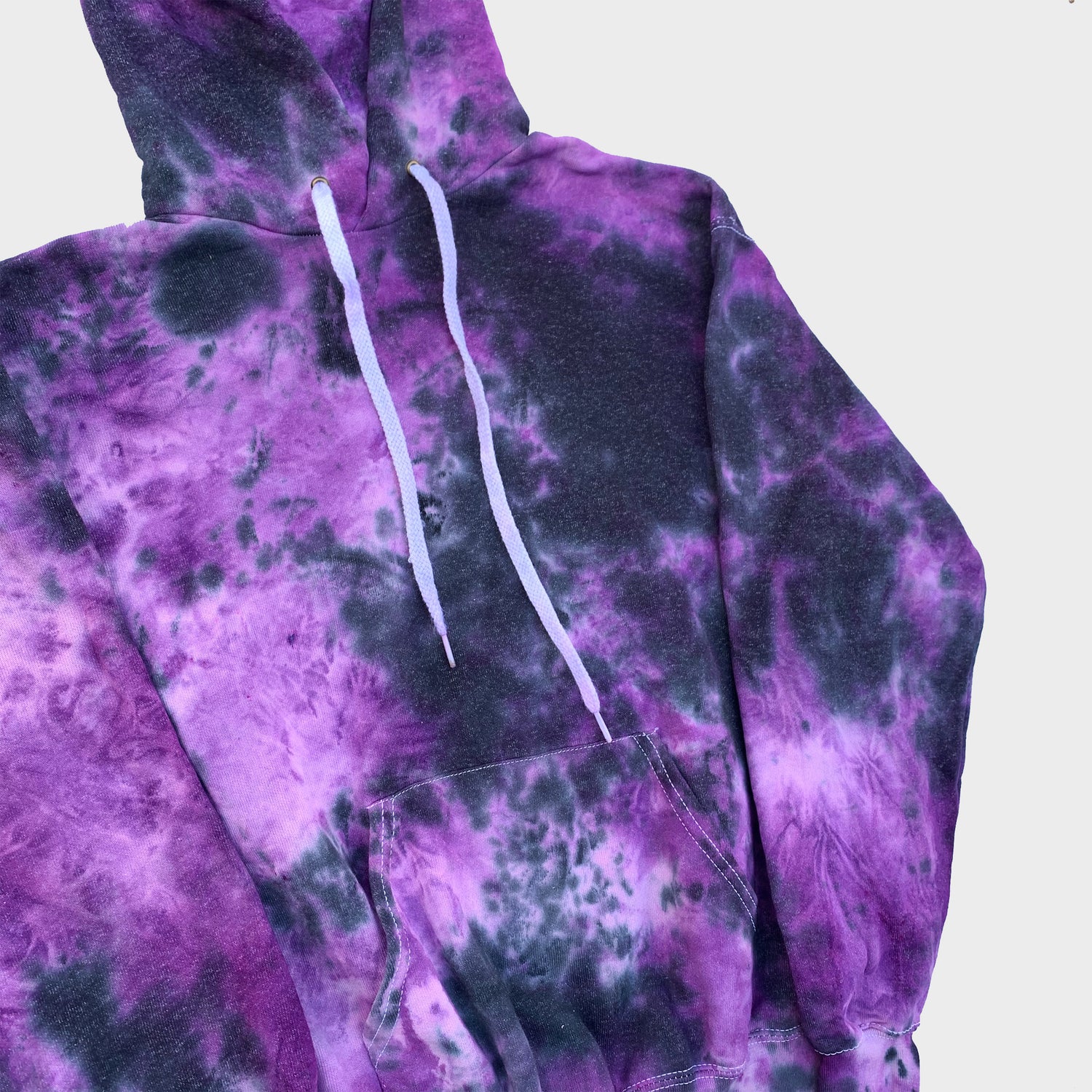 Purple/Black Hoodie Tie Dye Set - Free Shipping - iimvclothing
