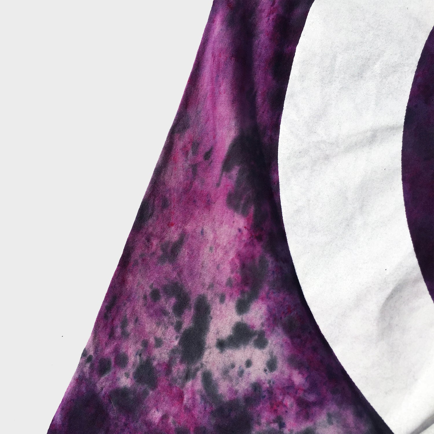 Crescent Moon Purple/Black Tie Dye T-shirt - Free Shipping - iimvclothing