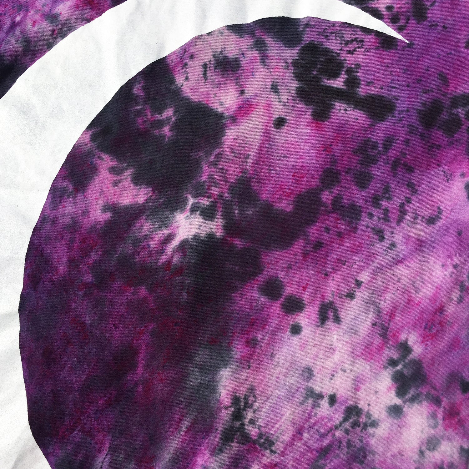 Crescent Moon Purple/Black Tie Dye T-shirt - Free Shipping - iimvclothing