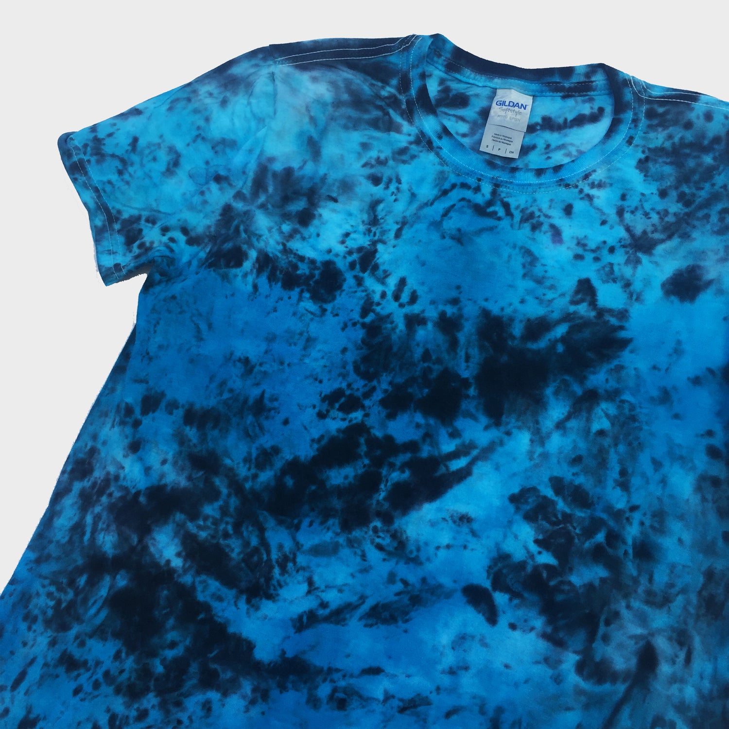 Blue/Black Tie Dye T-shirt - Free Shipping - iimvclothing