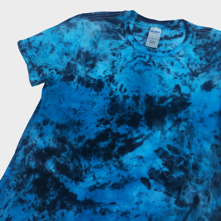 Blue/Black Tie Dye T-shirt - Free Shipping - iimvclothing