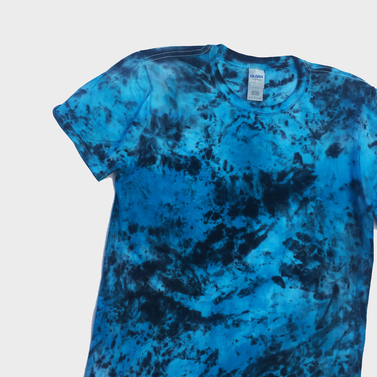 Blue/Black Tie Dye T-shirt - Free Shipping - iimvclothing