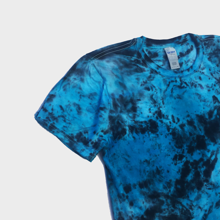Blue/Black Tie Dye T-shirt - Free Shipping - iimvclothing