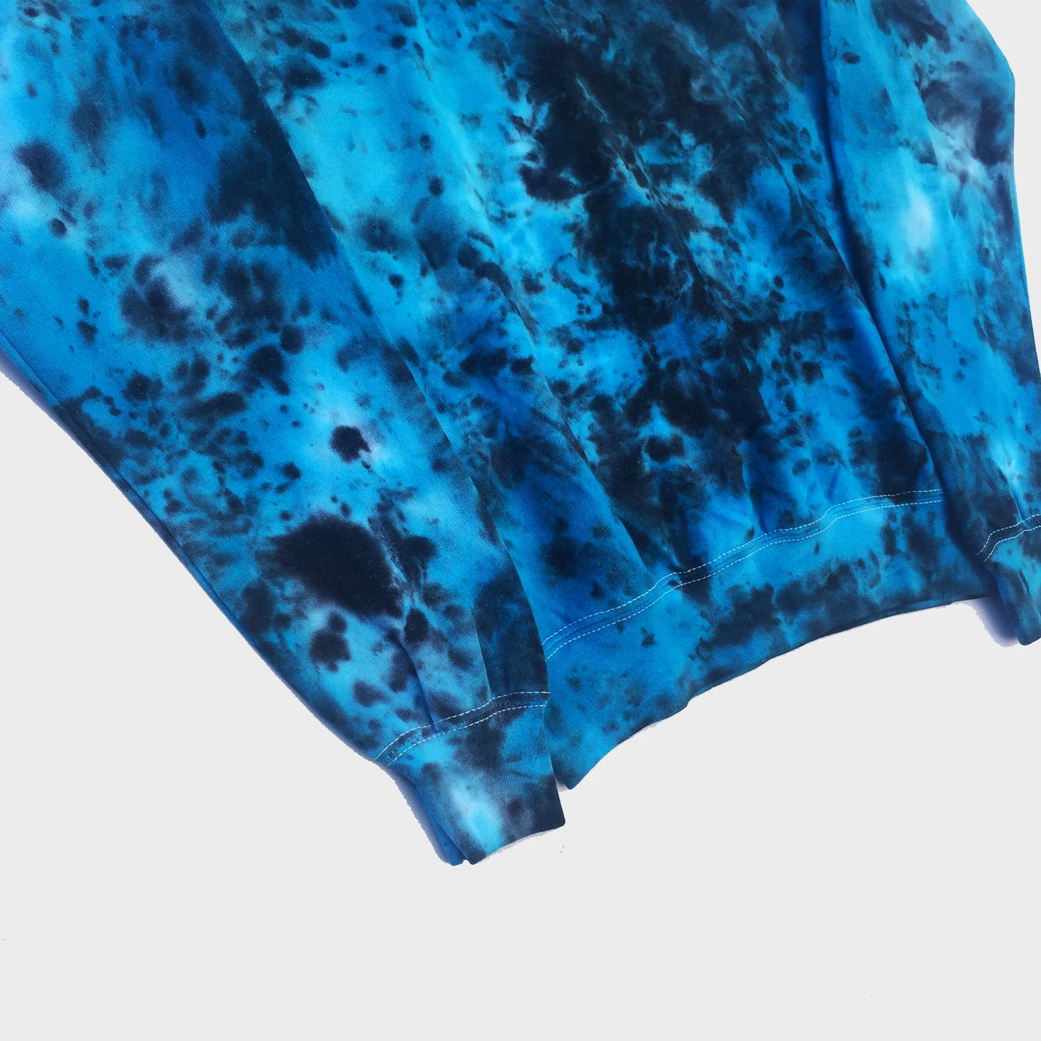Blue/Black Tie Dye Sweatshirt - Free Shipping - iimvclothing
