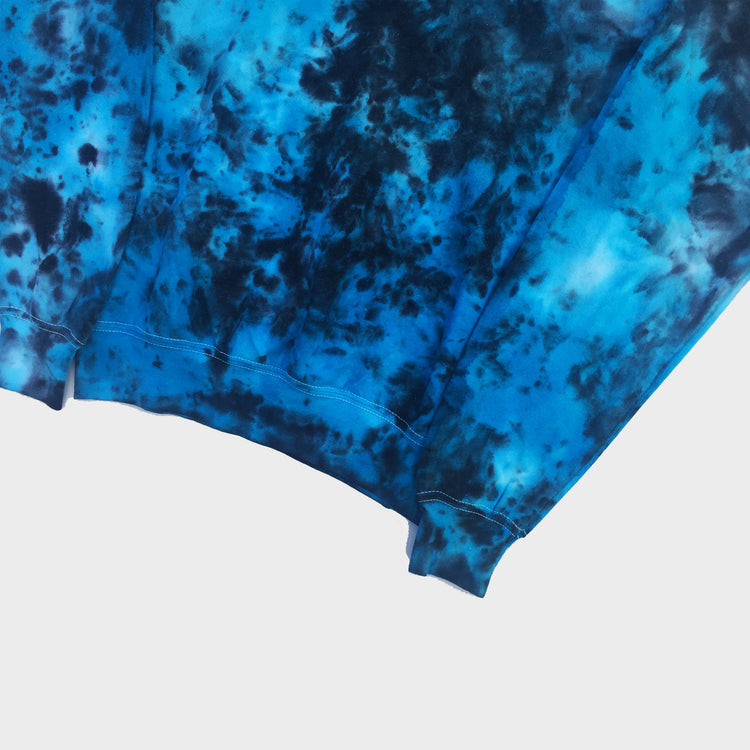 Blue/Black Tie Dye Sweatshirt - Free Shipping - iimvclothing