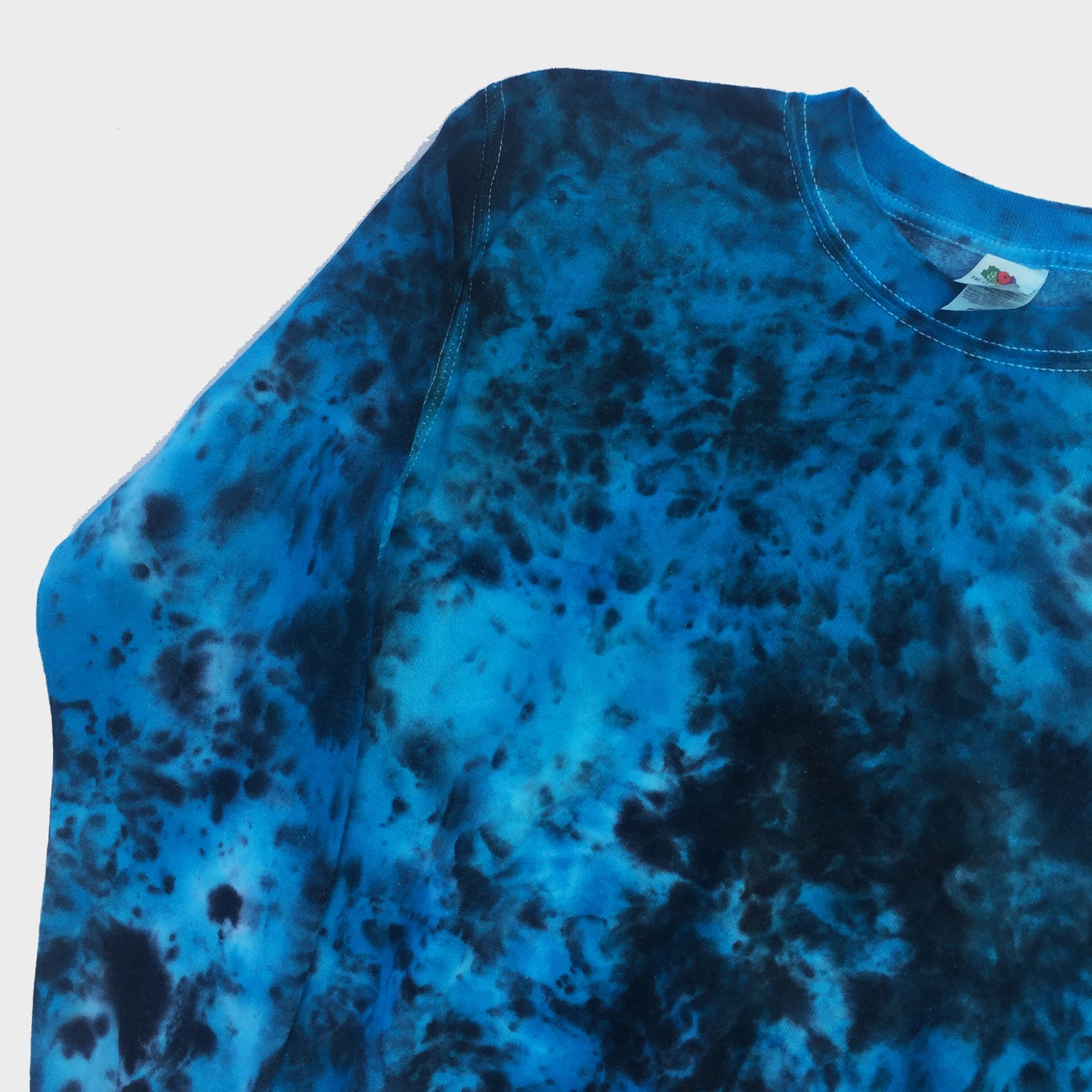 Blue/Black Tie Dye Sweatshirt - Free Shipping - iimvclothing
