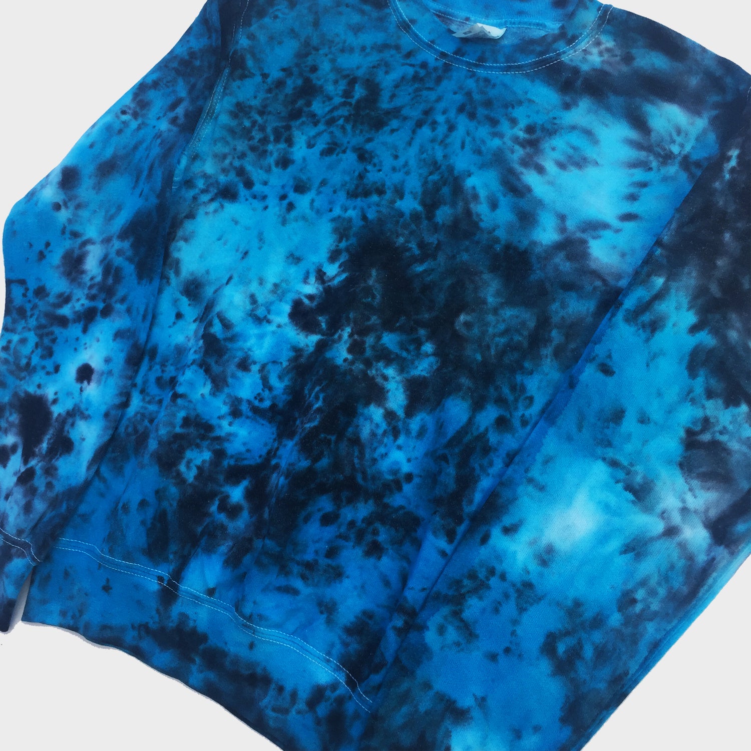 Blue/Black Tie Dye Sweatshirt - Free Shipping - iimvclothing