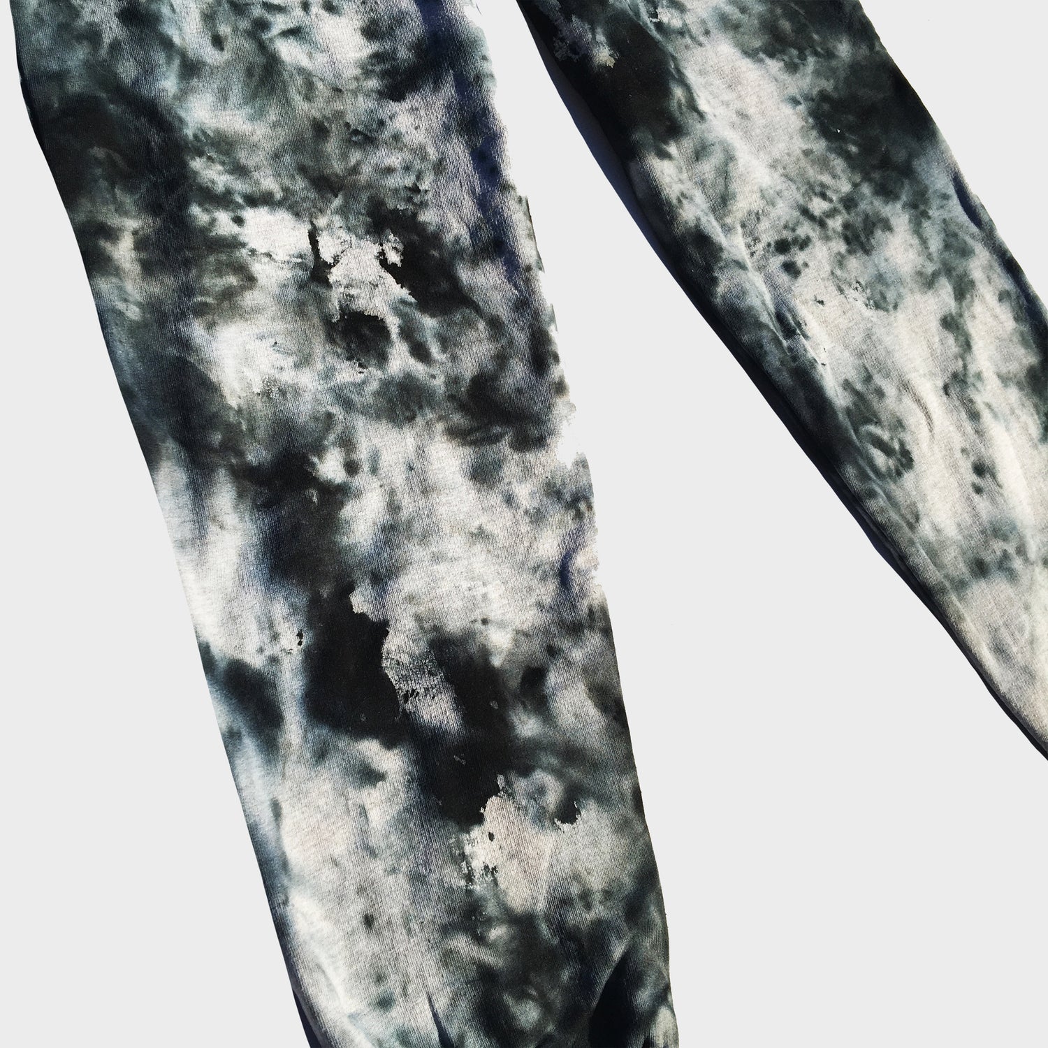 Grey/Black Tie Dye Jogging Pants (Joggers) - Free Shipping - iimvclothing