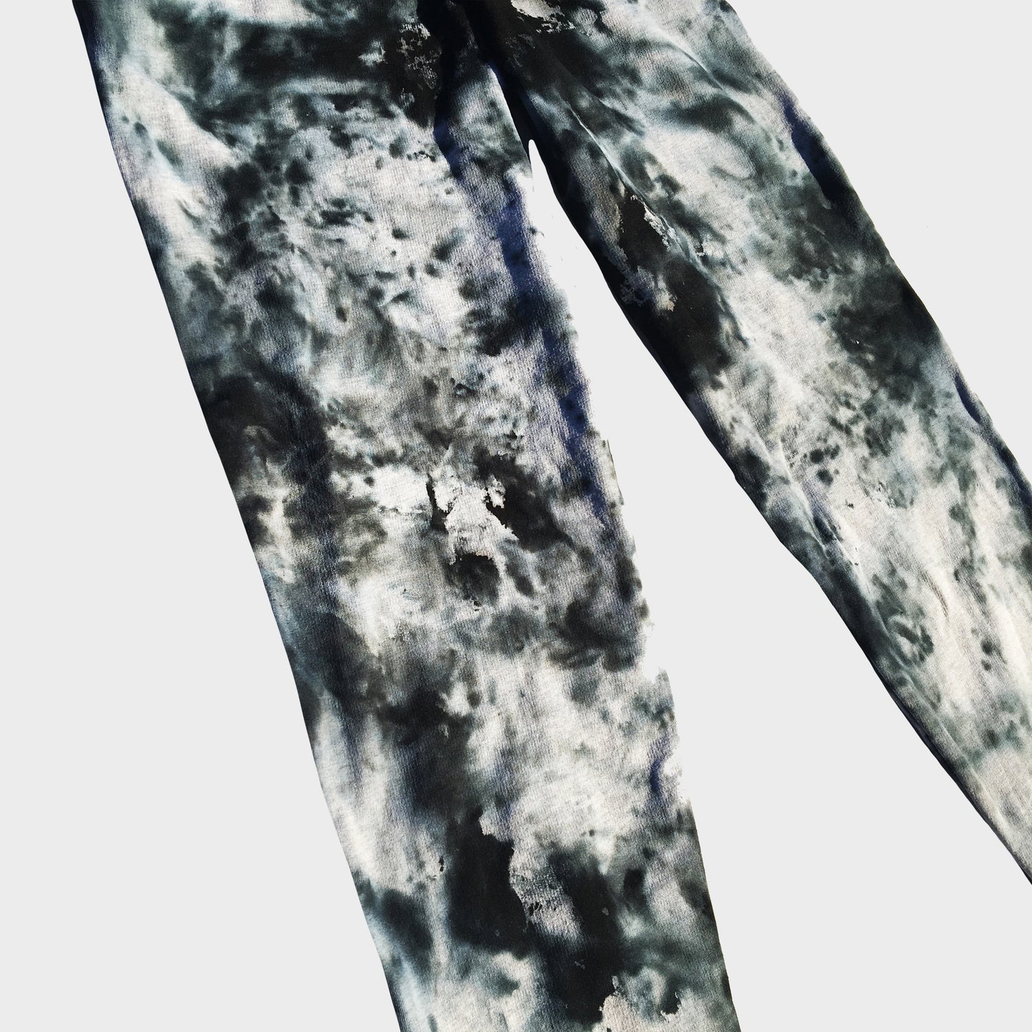Grey/Black Tie Dye Jogging Pants (Joggers) - Free Shipping - iimvclothing
