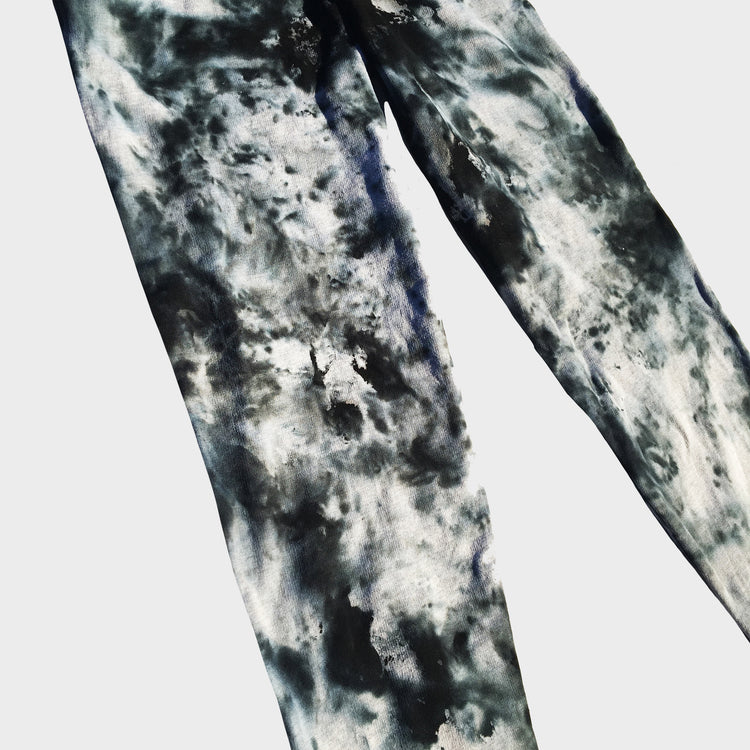 Grey/Black Tie Dye Jogging Pants (Joggers) - Free Shipping - iimvclothing