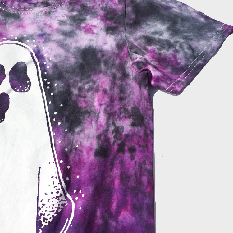 Ghost Purple/Black Tie Dye T-shirt - Free Shipping - iimvclothing