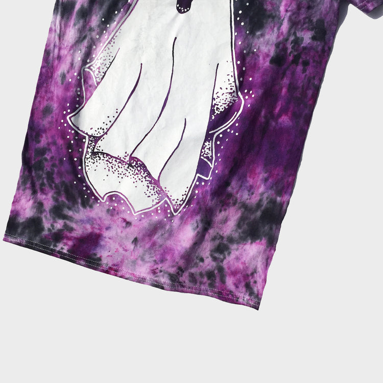 Ghost Purple/Black Tie Dye T-shirt - Free Shipping - iimvclothing
