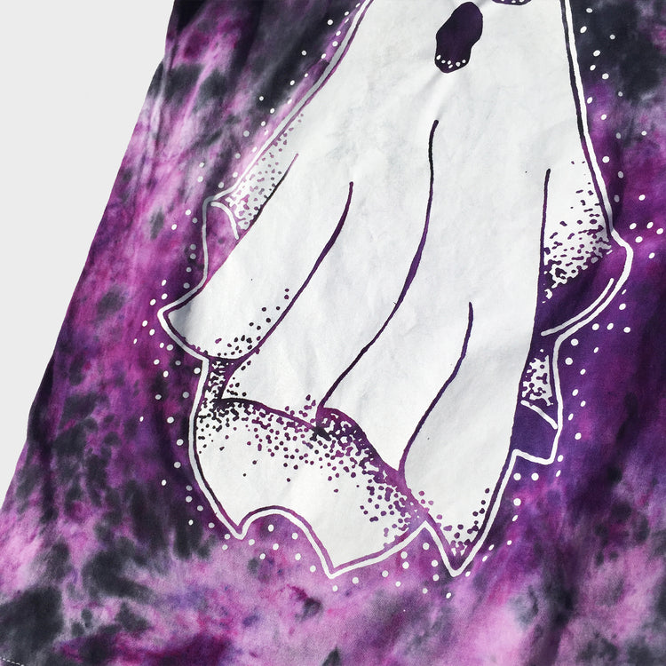 Ghost Purple/Black Tie Dye T-shirt - Free Shipping - iimvclothing