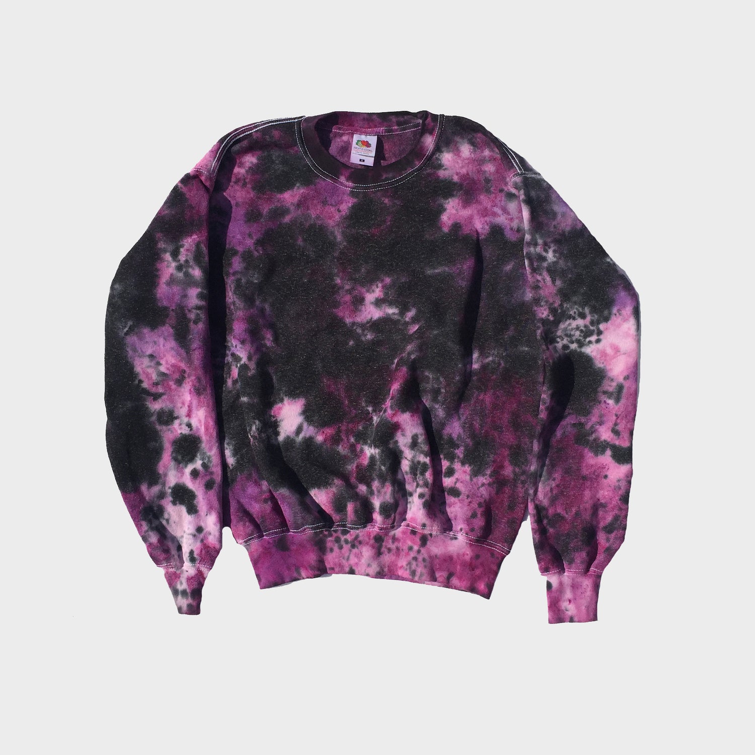 Purple/Black Tie Dye Sweatshirt - Free Shipping - iimvclothing