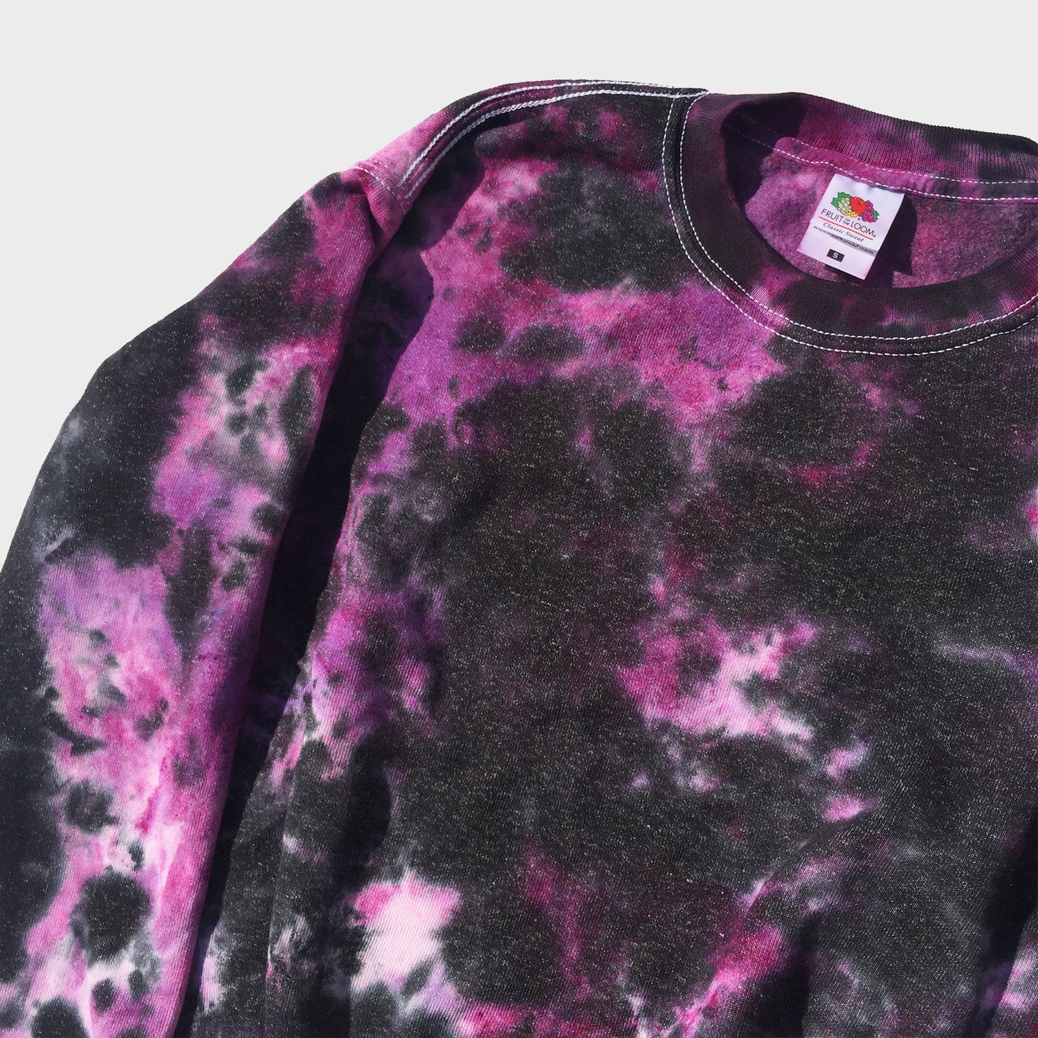 Purple/Black Tie Dye Sweatshirt - Free Shipping - iimvclothing