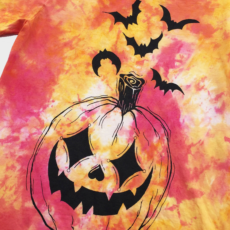 Pumpkin Harlequin Red/Yellow Tie Dye Sweatshirt - Free Shipping - iimvclothing