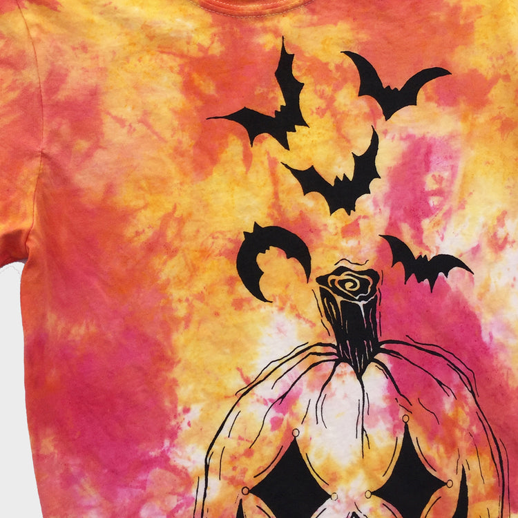 Pumpkin Harlequin Red/Yellow Tie Dye Sweatshirt - Free Shipping - iimvclothing