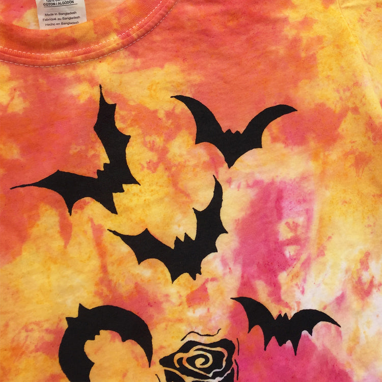Pumpkin Harlequin Red/Yellow Tie Dye Sweatshirt - Free Shipping - iimvclothing