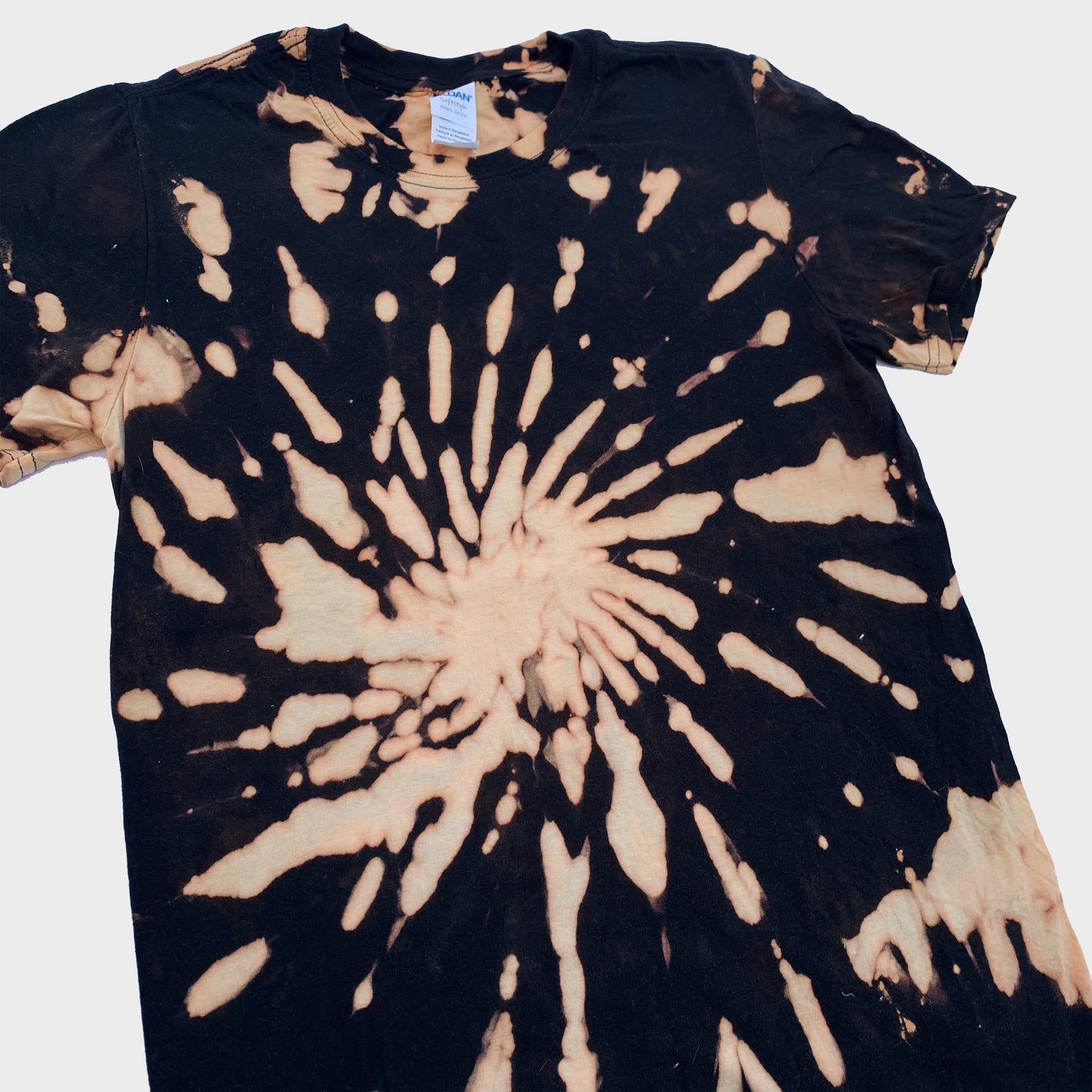 Acid Burned Spiral Tie Dye T-shirt - Free Shipping - iimvclothing