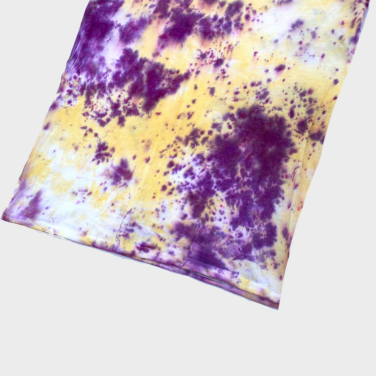 Purple/Yellow Tie Dye T-shirt - Free Shipping - iimvclothing