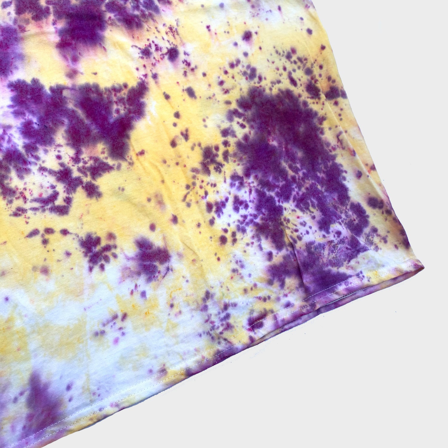 Purple/Yellow Tie Dye T-shirt - Free Shipping - iimvclothing