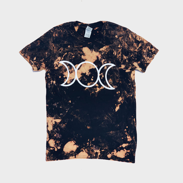 Mother Maiden Crone Acid Burned Tie Dye T-shirt - Free Shipping - iimvclothing