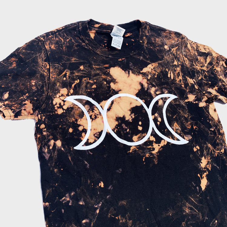 Mother Maiden Crone Acid Burned Tie Dye T-shirt - Free Shipping - iimvclothing