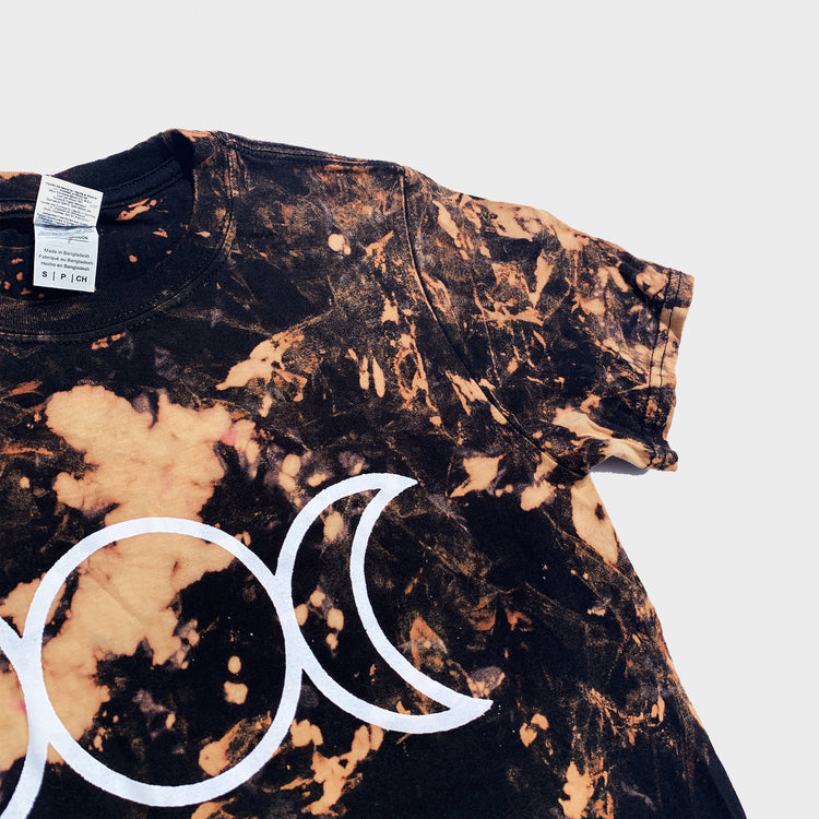 Mother Maiden Crone Acid Burned Tie Dye T-shirt - Free Shipping - iimvclothing