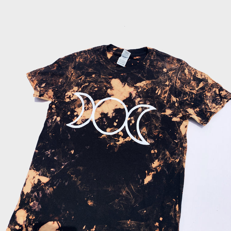 Mother Maiden Crone Acid Burned Tie Dye T-shirt - Free Shipping - iimvclothing