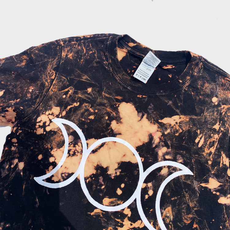 Mother Maiden Crone Acid Burned Tie Dye T-shirt - Free Shipping - iimvclothing