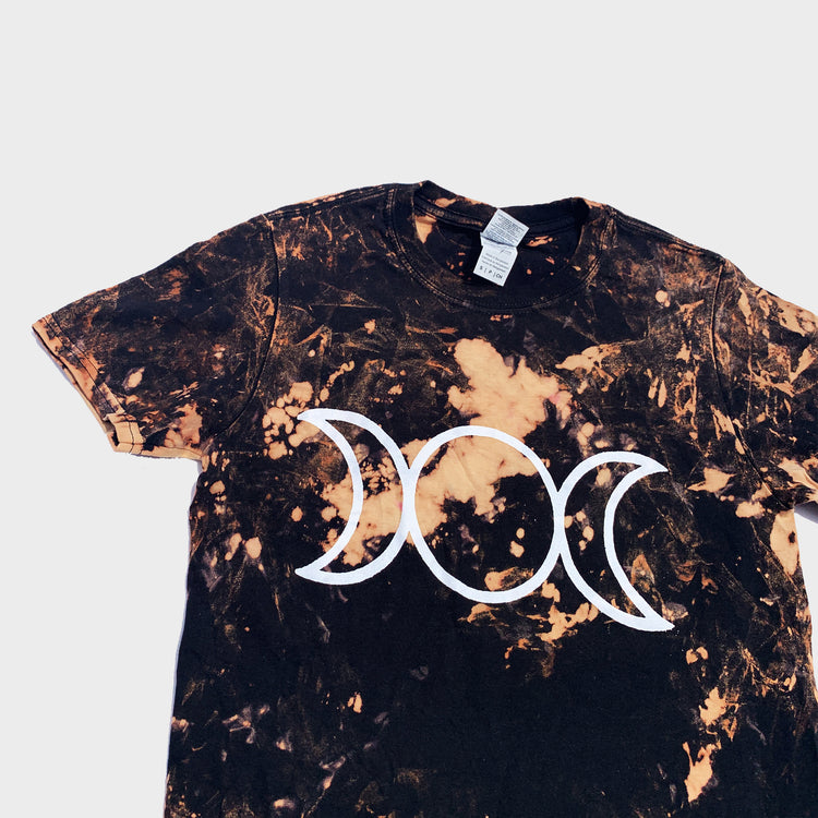 Mother Maiden Crone Acid Burned Tie Dye T-shirt - Free Shipping - iimvclothing