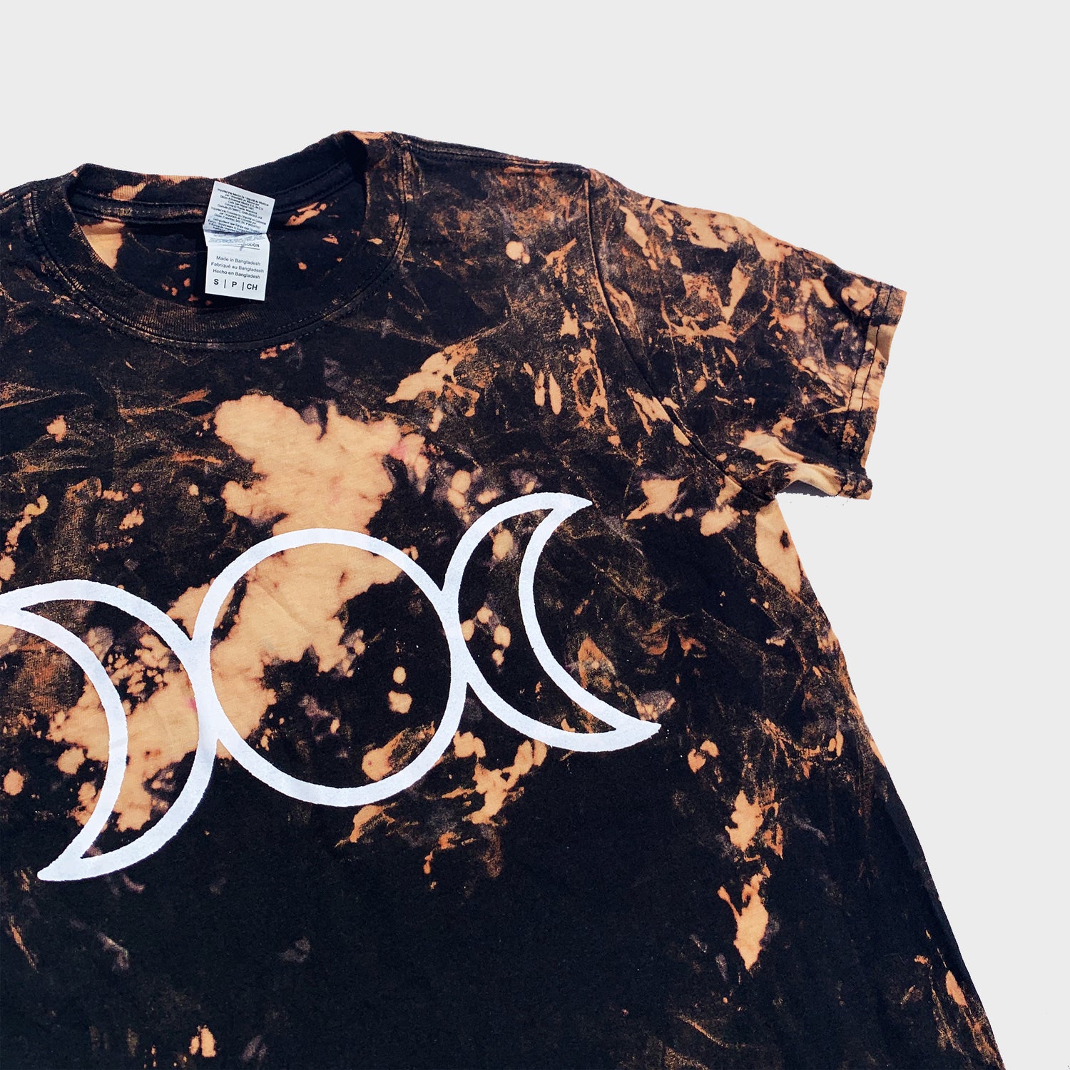 Mother Maiden Crone Acid Burned Tie Dye T-shirt - Free Shipping - iimvclothing