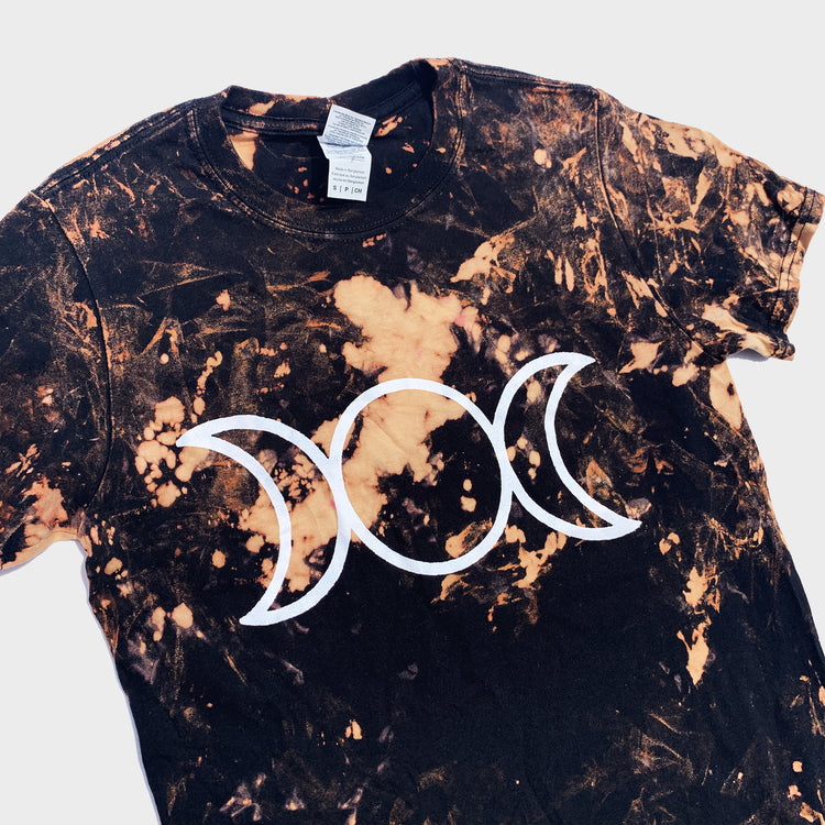 Mother Maiden Crone Acid Burned Tie Dye T-shirt - Free Shipping - iimvclothing