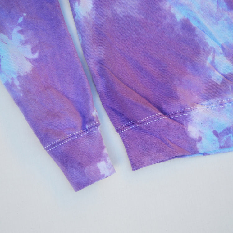 Alien Boobs Purple/Blue Tie Dye Sweatshirt - Free Shipping - iimvclothing