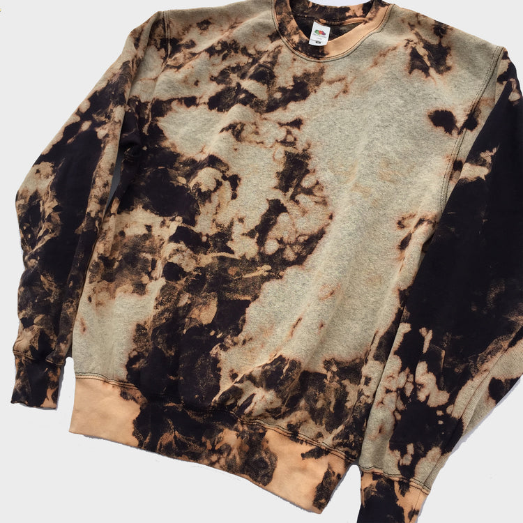 Acid Burned Tie Dye Sweatshirt - Free Shipping - iimvclothing