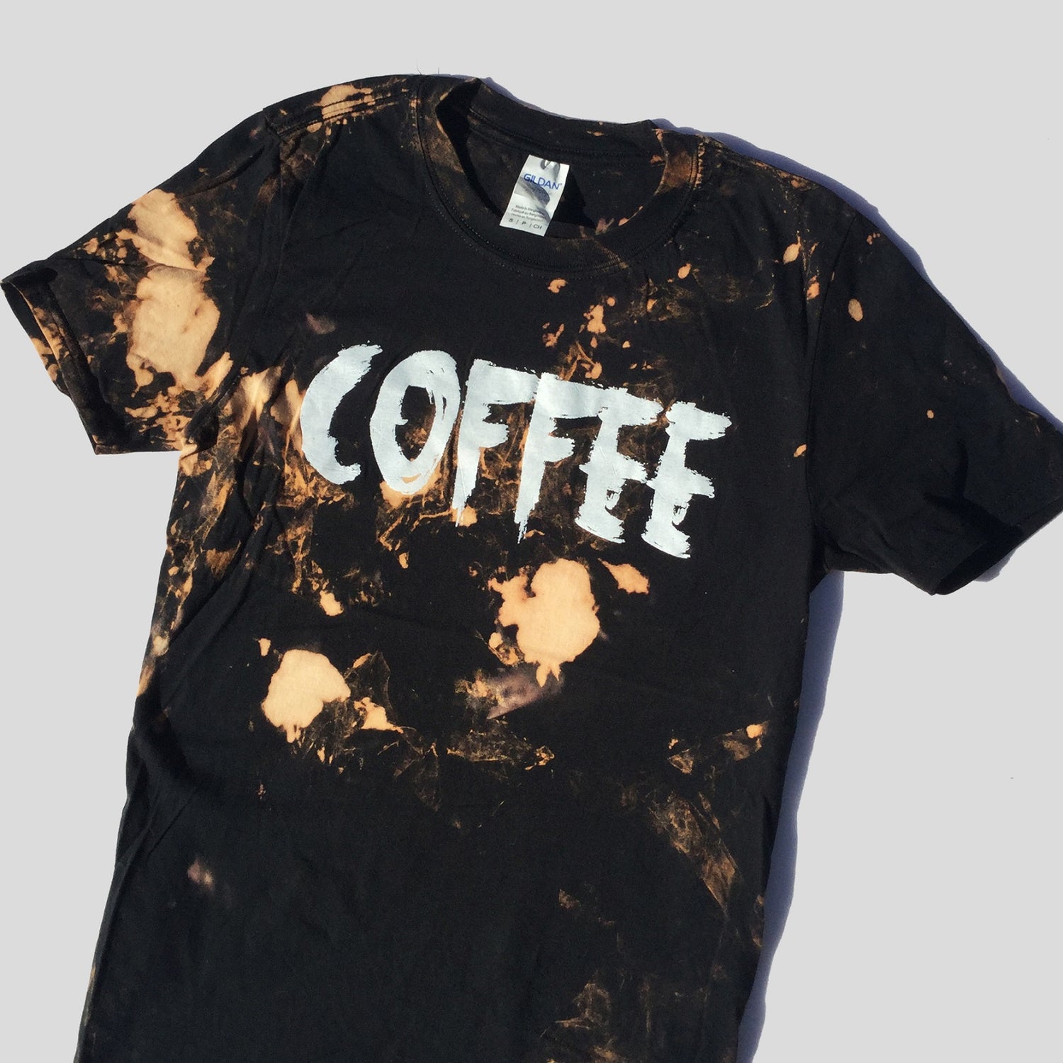 Coffee Acid Burned Tie Dye T-shirt - Free Shipping - iimvclothing