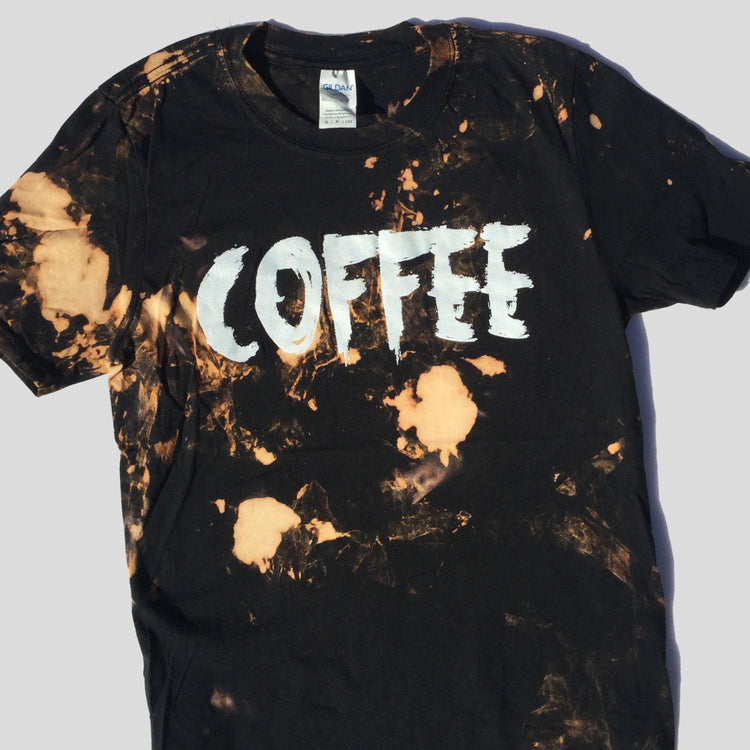 Coffee Acid Burned Tie Dye T-shirt - Free Shipping - iimvclothing