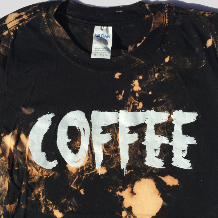 Coffee Acid Burned Tie Dye T-shirt - Free Shipping - iimvclothing