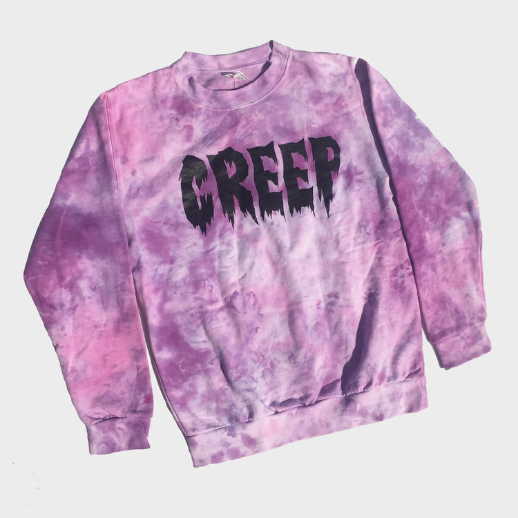 Creep Pink/Purple Tie Dye Sweatshirt - Free Shipping - iimvclothing