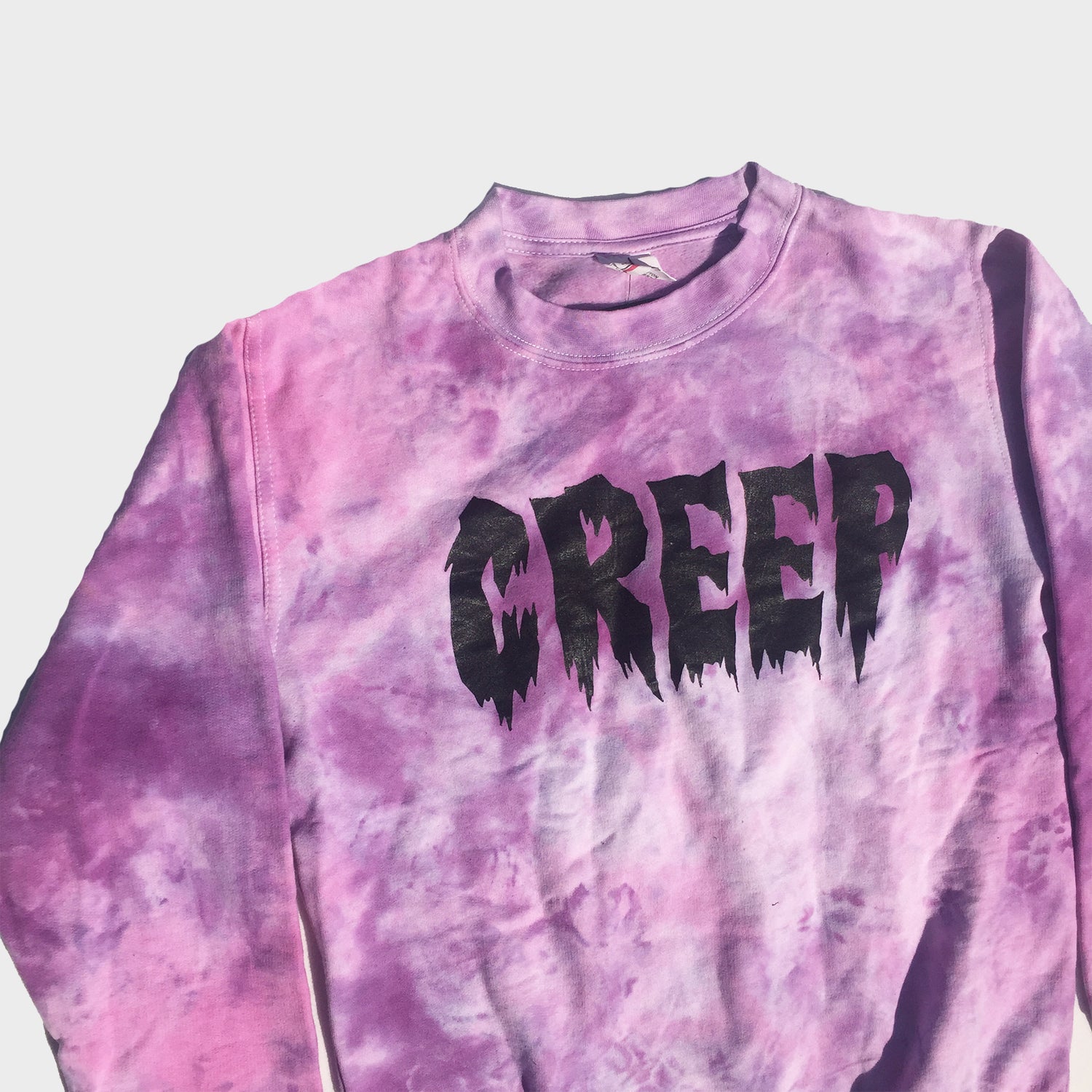 Creep Pink/Purple Tie Dye Sweatshirt - Free Shipping - iimvclothing
