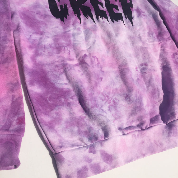 Creep Pink/Purple Tie Dye Sweatshirt - Free Shipping - iimvclothing