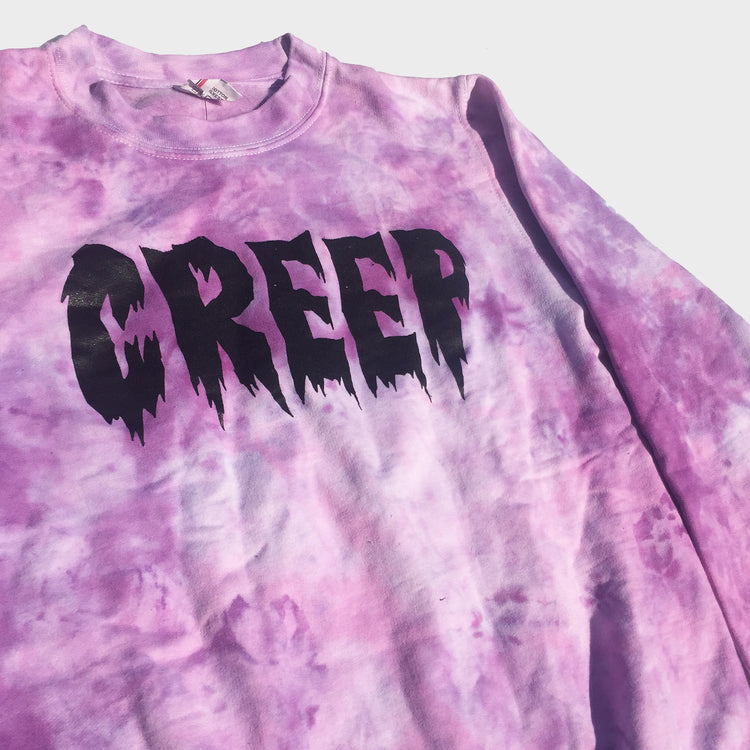 Creep Pink/Purple Tie Dye Sweatshirt - Free Shipping - iimvclothing
