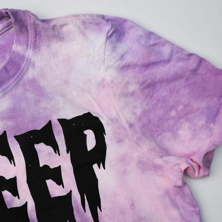 Creep Pink/Purple Tie Dye Crop Top - Free Shipping - iimvclothing