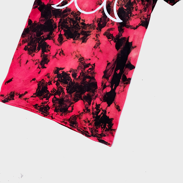 Mother Maiden Crone Red/Black Reverse Tie Dye T-shirt - Free Shipping - iimvclothing